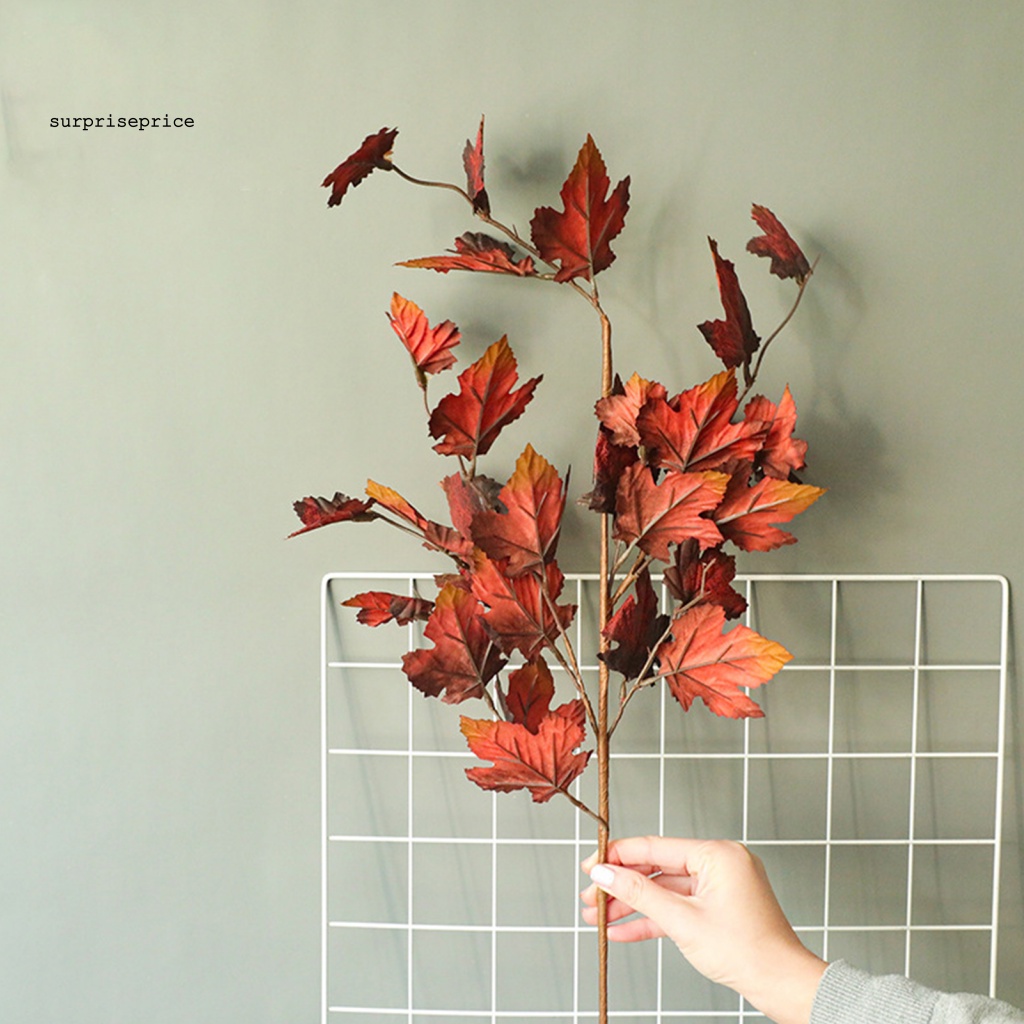 Lá Phong Nhân Tạo Nhiều Màu Trang Trí Nhà Cửa