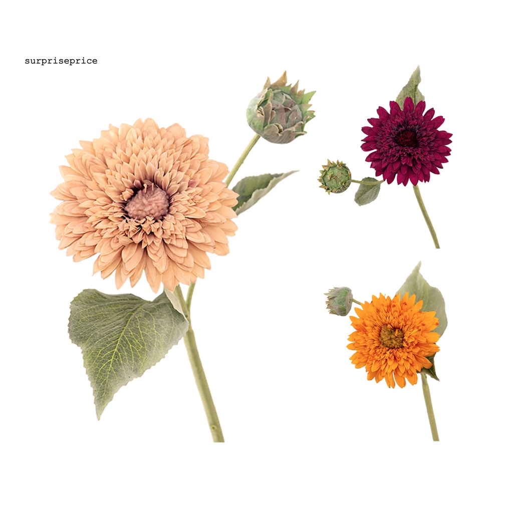 Bó Hoa Hướng Dương Giả 3 Màu Dùng Trang Trí