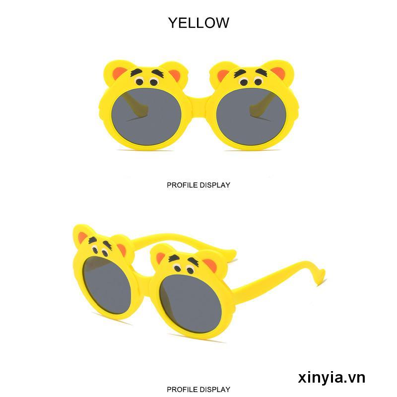 Kính Râm Phân Cực Bằng Silicon Mềm Hình Gấu Không Cần Khoan Lỗ Thoải Mái Thời Trang Xu Hướng