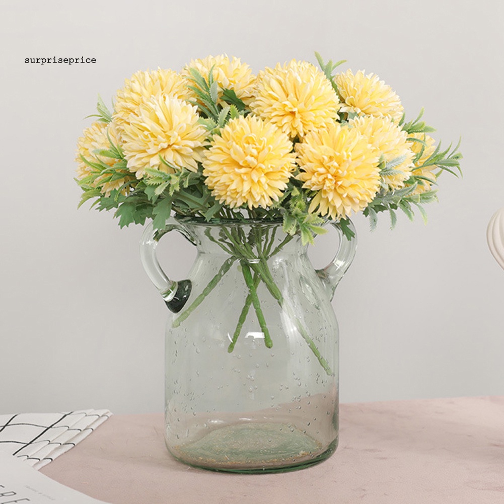 1 Bông Hoa Anh Đào Nhân Tạo Hình Tròn Trang Trí Nhà Cửa / Tiệc Cưới / Lễ Hội