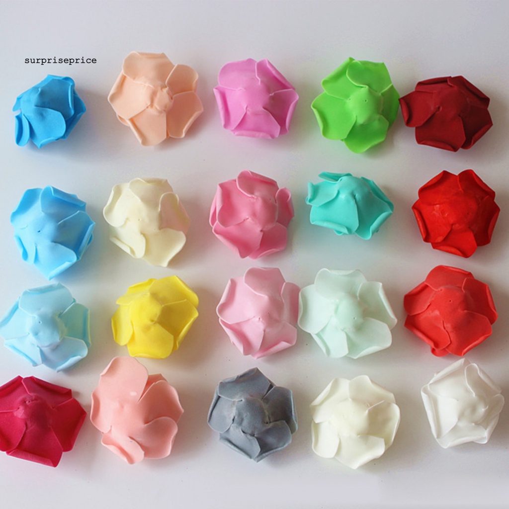 Set 100 Bông Hồng Giả Bằng Xốp Dùng Trang Trí Tiệc Cưới