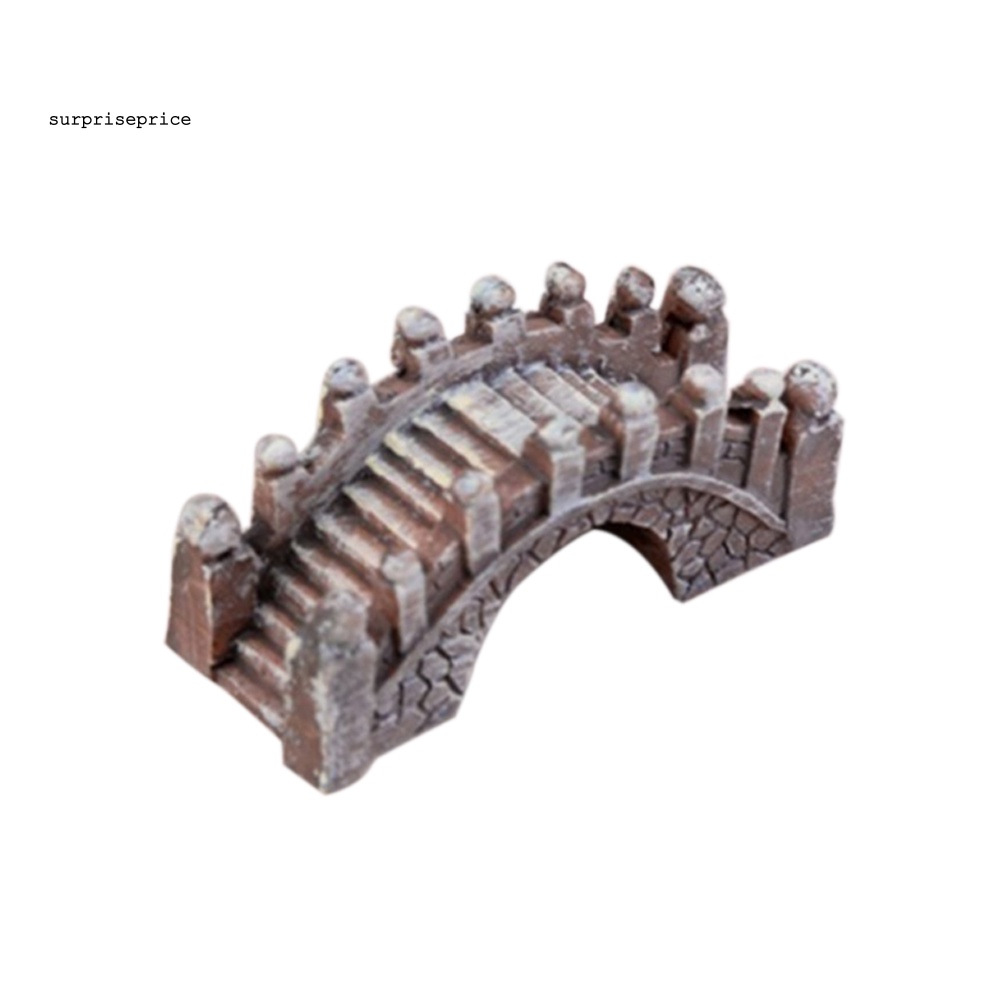 Set 2 Cây Cầu Bằng Nhựa Resin Trang Trí Tiểu Cảnh