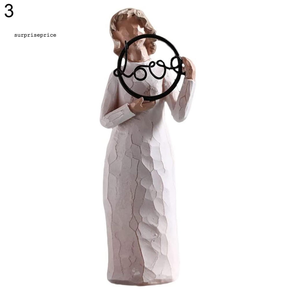 Spa Sturdy Mô Hình Thiên Thần Bằng Nhựa Resin Không Phai Màu Trang Trí Sân Vườn