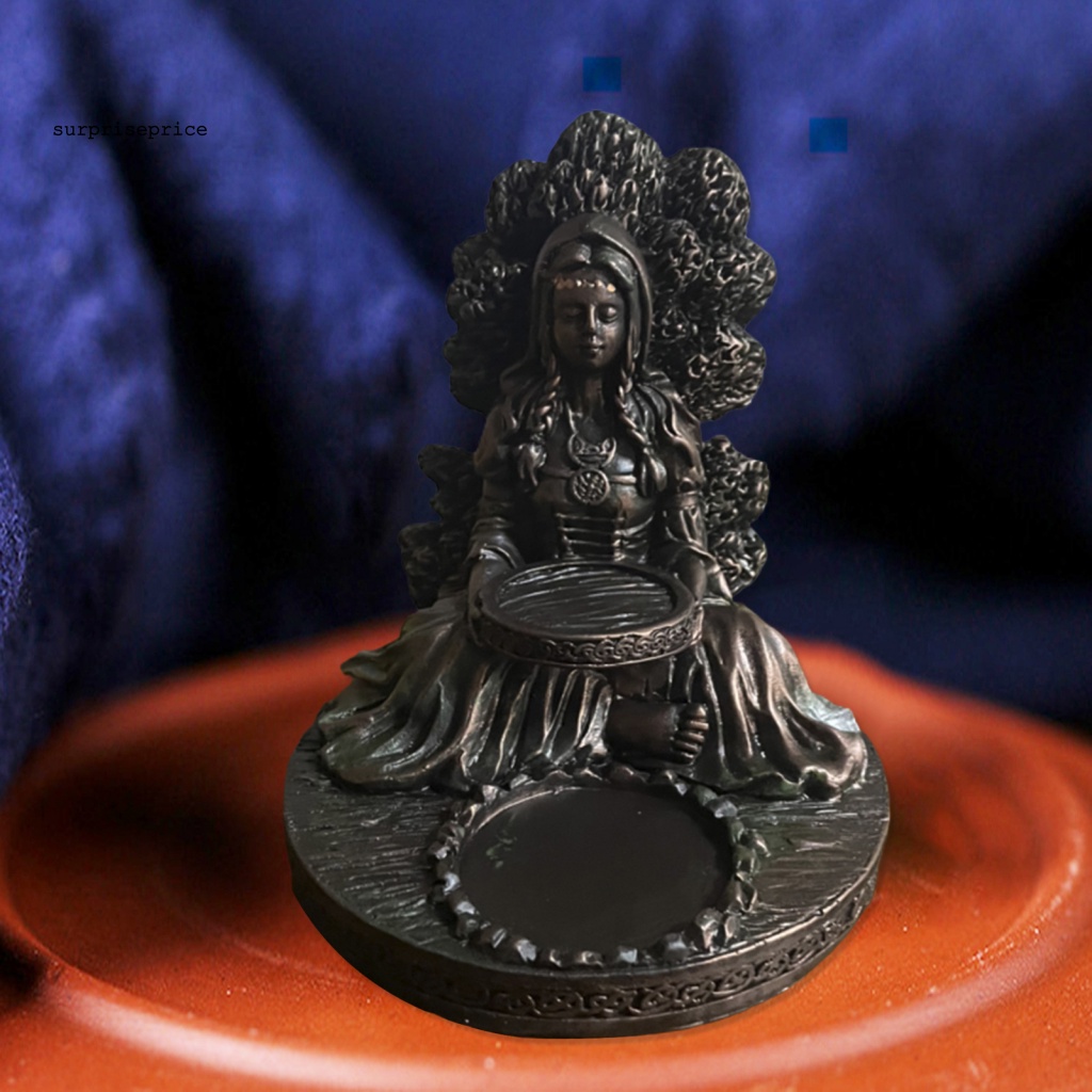 Giá Đỡ Nến Hình Nữ Thần Celtic Nhỏ Gọn Chống Phai Màu Trang Trí Văn Phòng