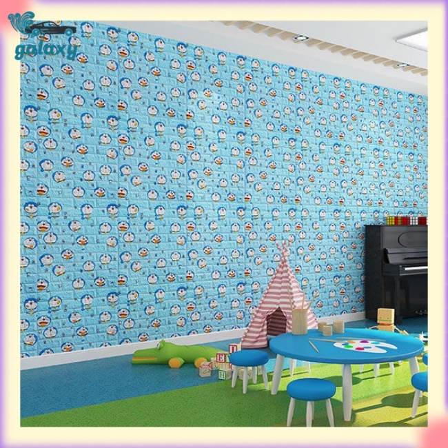 Galaxy Miếng Dán Tường 3D Hình Hello Kitty Ra Laa Dream Doraemon