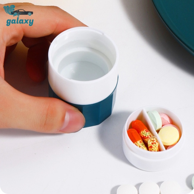 Galaxy Hộp Cắt Thuốc Viên 4 Trong 1 4 Ngăn Tiện Dụng