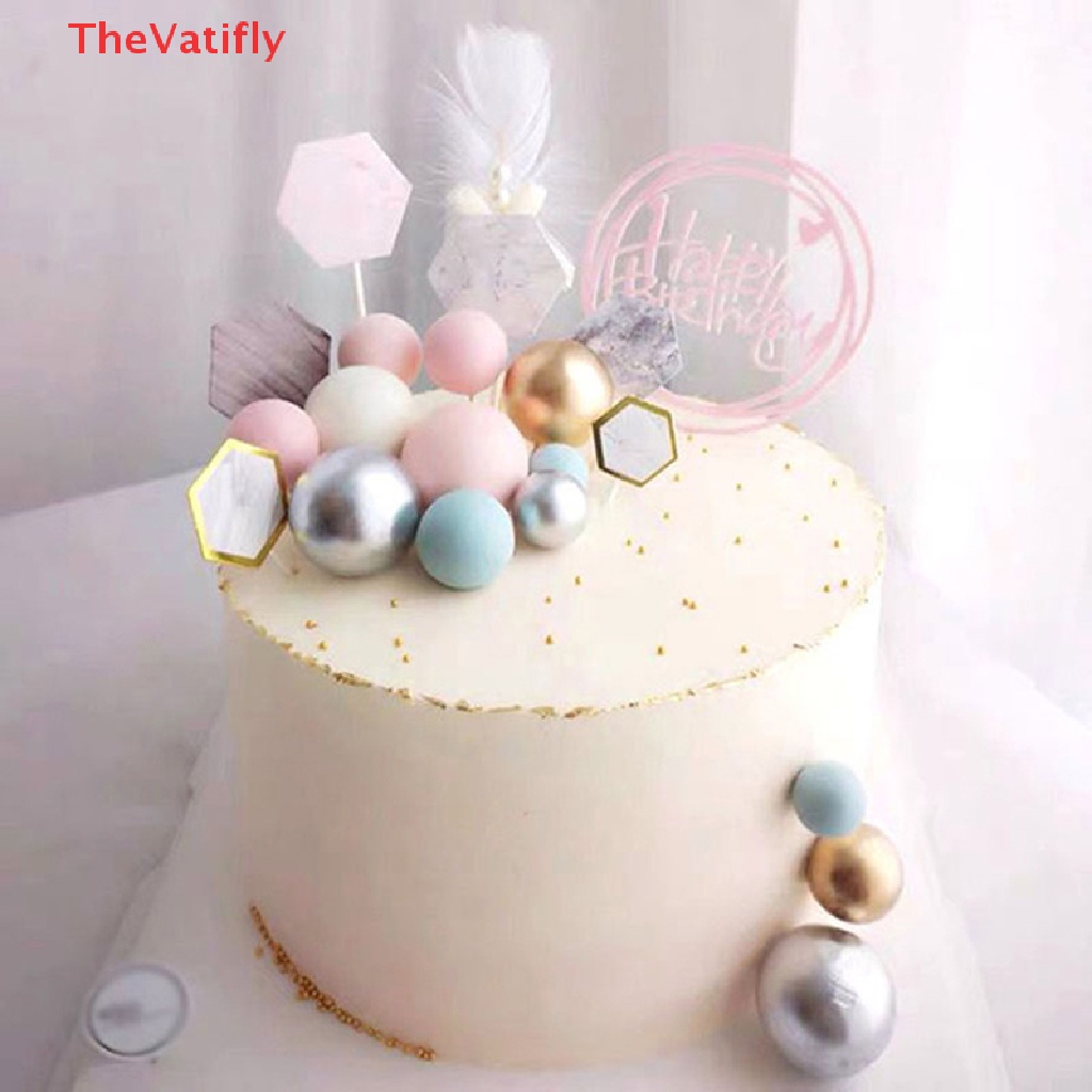 Set 20 Que Cắm Trang Trí Bánh Kem Hình Lá Cờ Độc Đáo