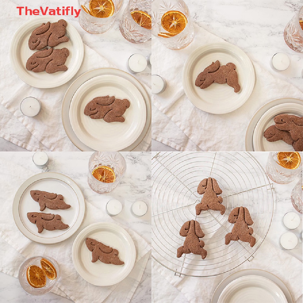 1 / 4 Khuôn Cắt Bánh Quy Hình Thỏ Dễ Thương