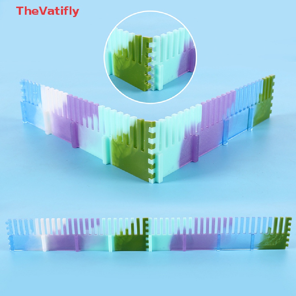 [Thevalifly] Khuôn Silicone Chia Ngăn Kéo DIY Có Thể Điều Chỉnh
