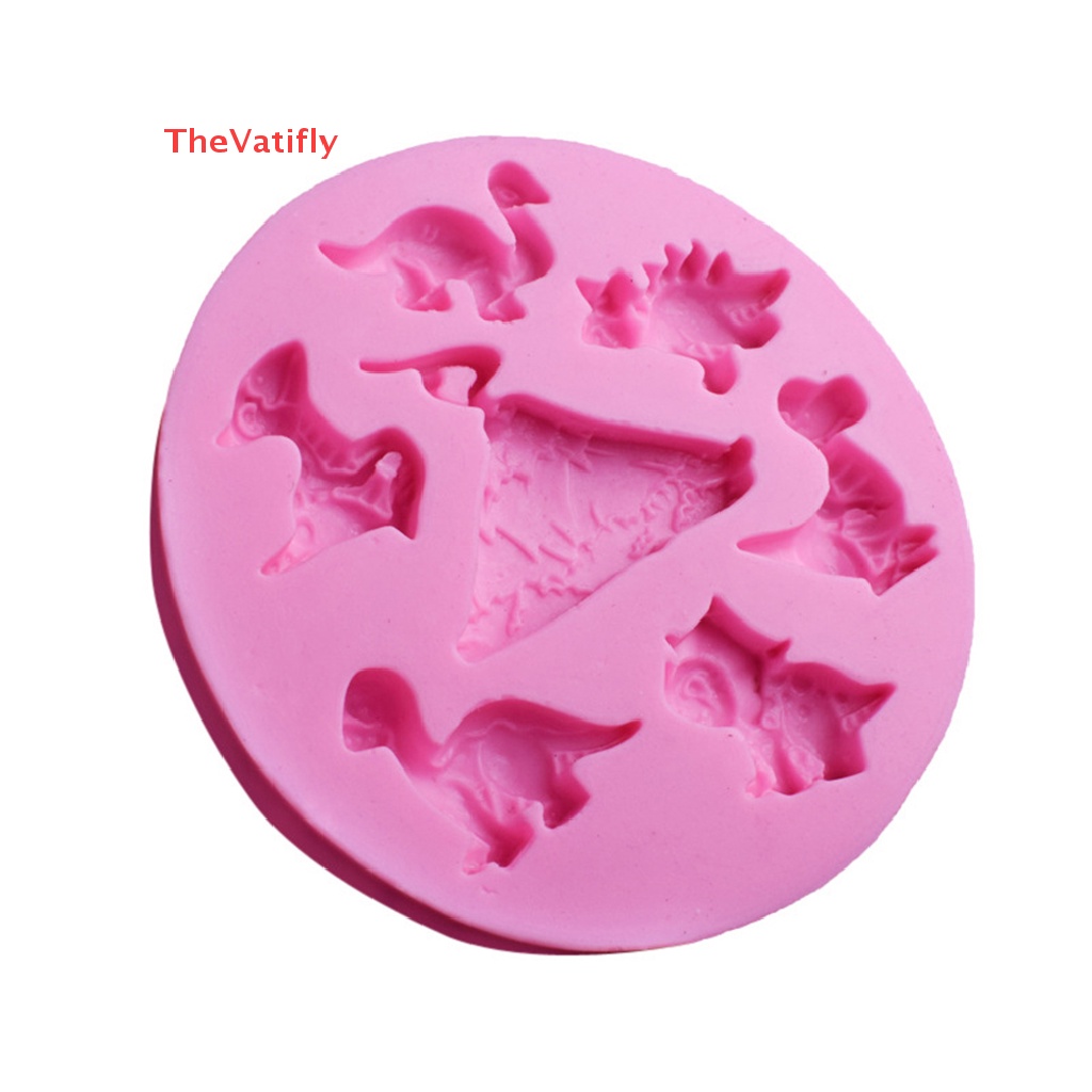 Khuôn silicone Tạo Hình Khủng Long Trang Trí Bánh