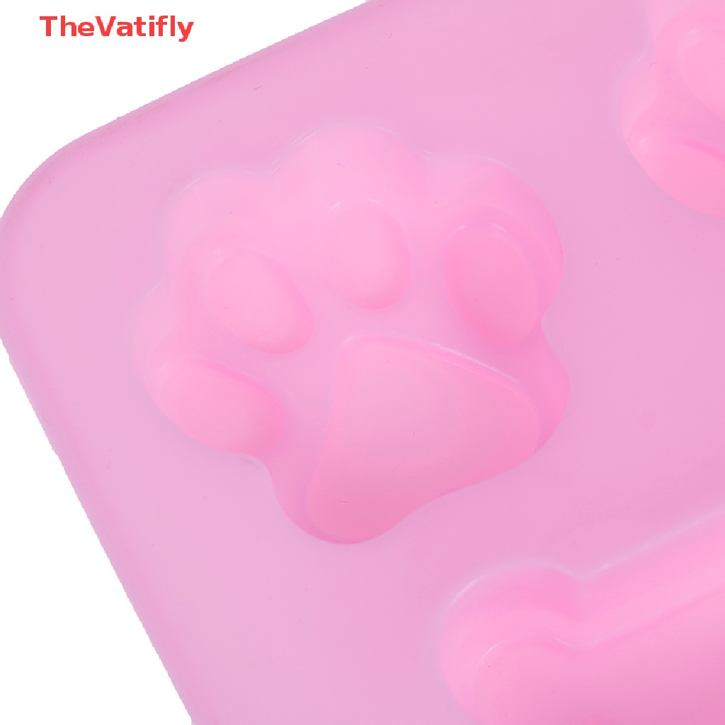 1 Khuôn Làm Bánh Hình Xương Chó Bằng Silicone