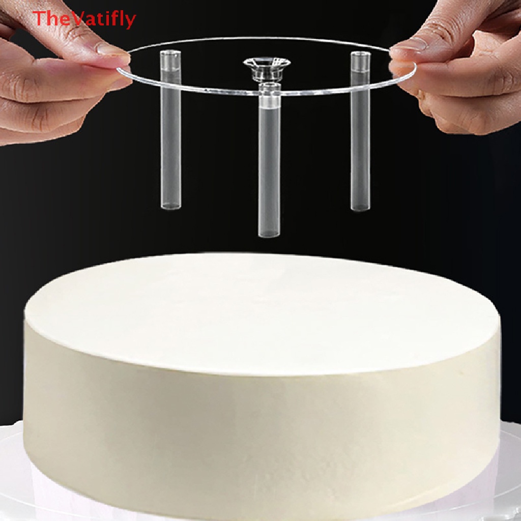 [Thevalifly] Giá Đỡ Bánh Kem Nhiều Tầng Hình Tròn Thiết Thực Hỗ Trợ Tráng Miệng