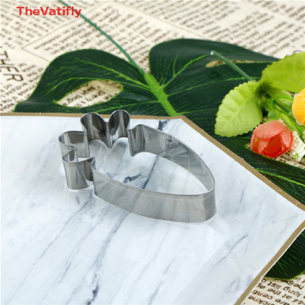 Khuôn Cắt Bánh Quy Hình Củ Cà Rốt Bằng Thép Không Gỉ