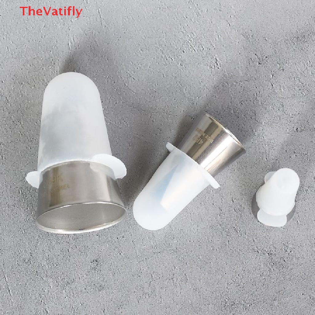 1 Vỏ Bọc Đầu Bắt Bông Kem Bằng Silicone