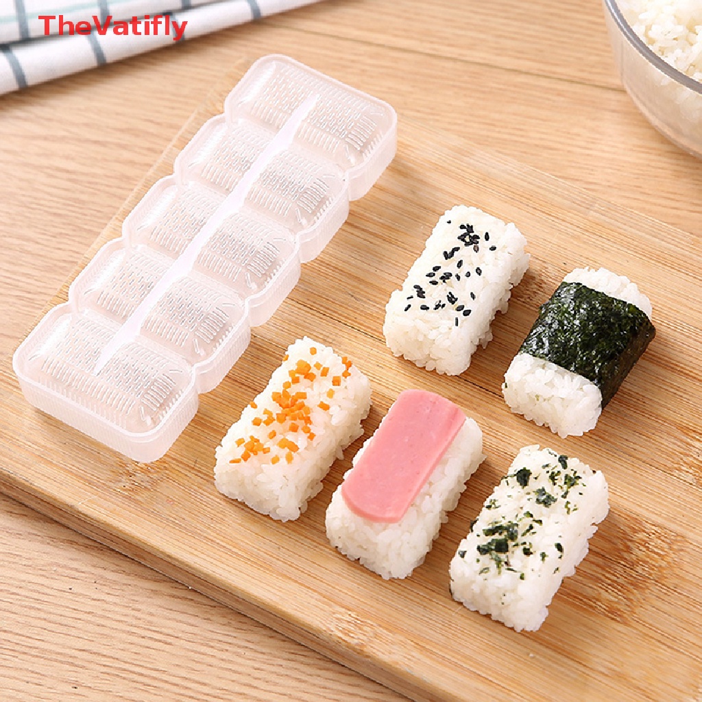 Set 5 Khuôn Làm Cơm Nắm DIY Bằng Nhựa Tiện Dụng