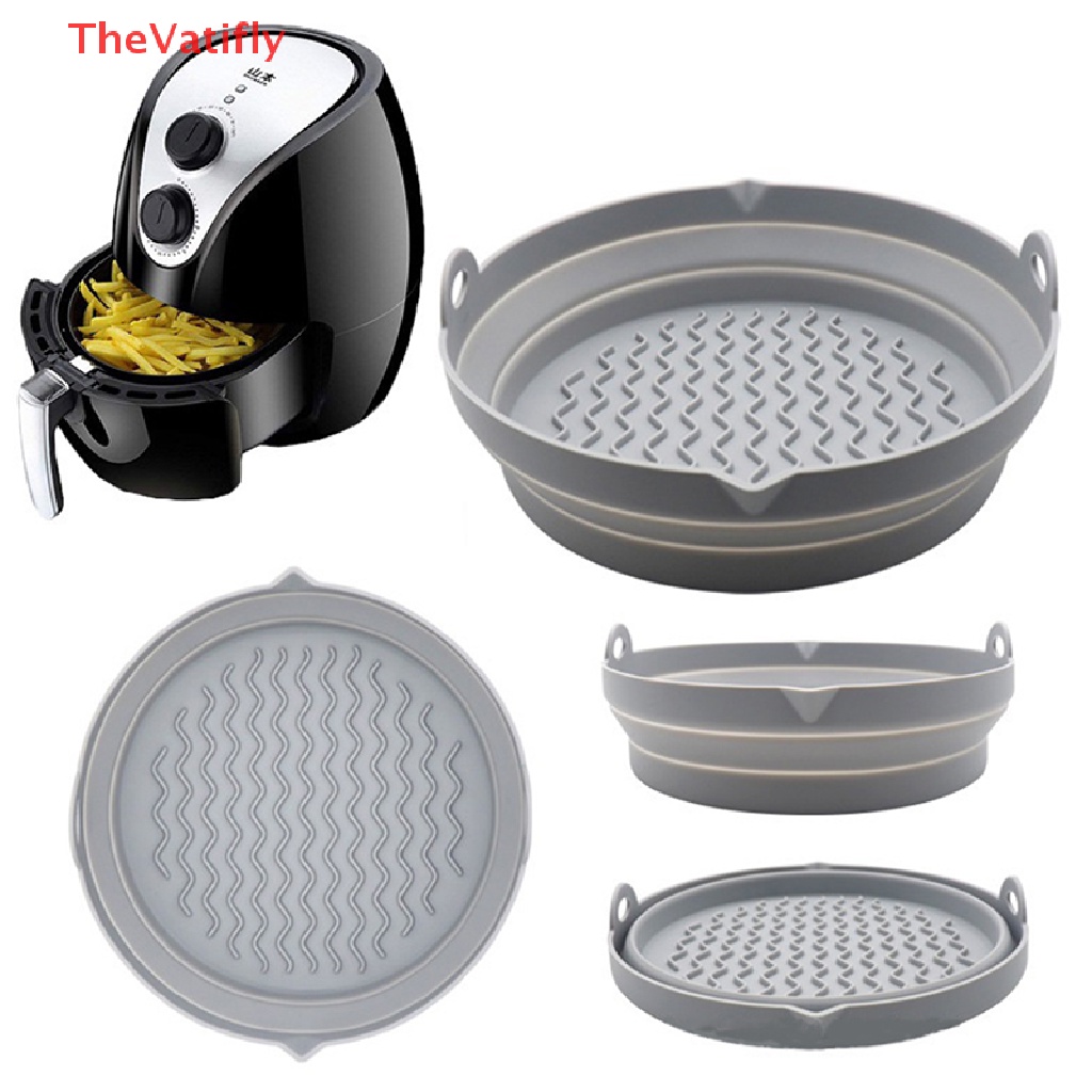 Nồi Chiên Không Dầu / Nướng Bánh Bằng Silicone Chống Dính