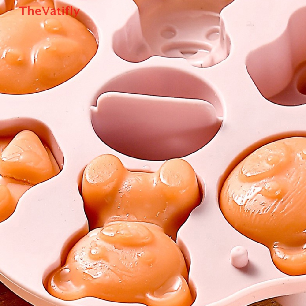 [Thevalifly] Khuôn Silicone Làm Kẹo Đường Trang Trí Bánh Kem DIY