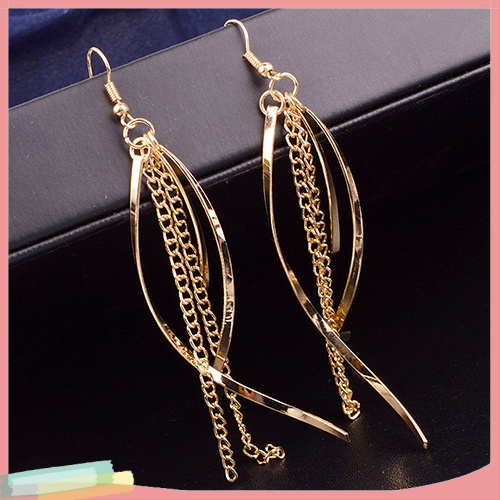 Đôi Khuyên Tai DàI PhốI Tua Rua DàI ThờI Trang Cho Nữ