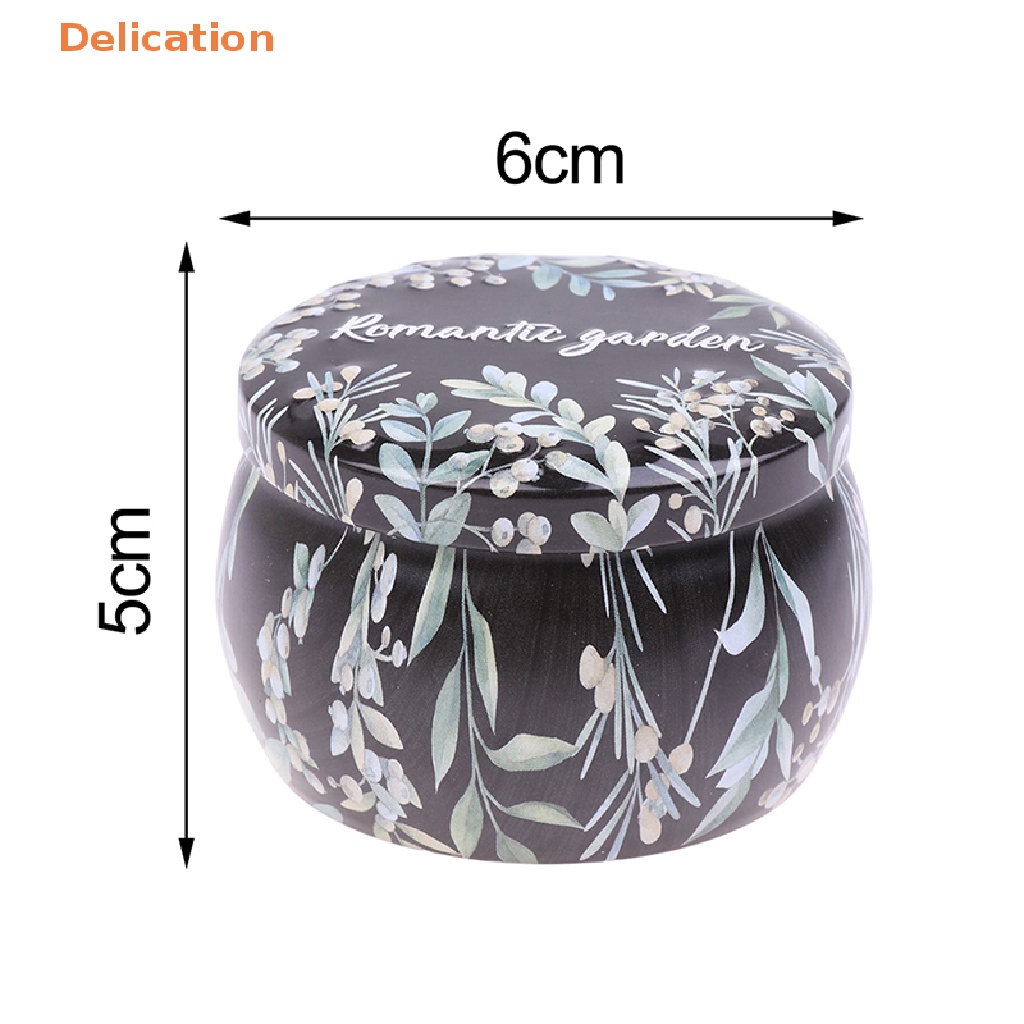 Hộp Thiếc Mạ Thiếc Đựng Kẹo / Trà Thơm Trang Trí Nhà Cửa