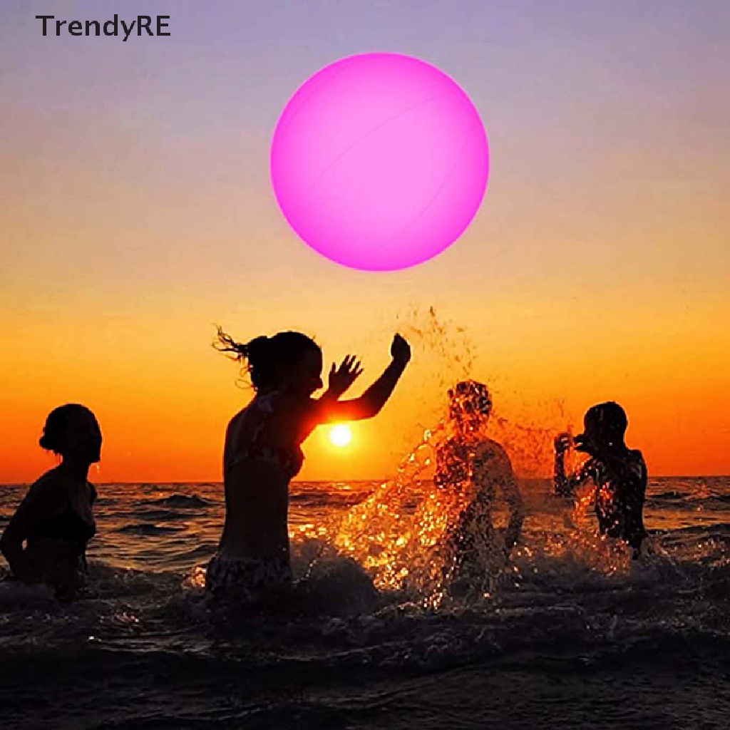 Bóng Đồ Chơi Điều Khiển Từ Xa Có Đèn LED 13 Màu Phát Sáng Cho Bể bơi Bãi Biển