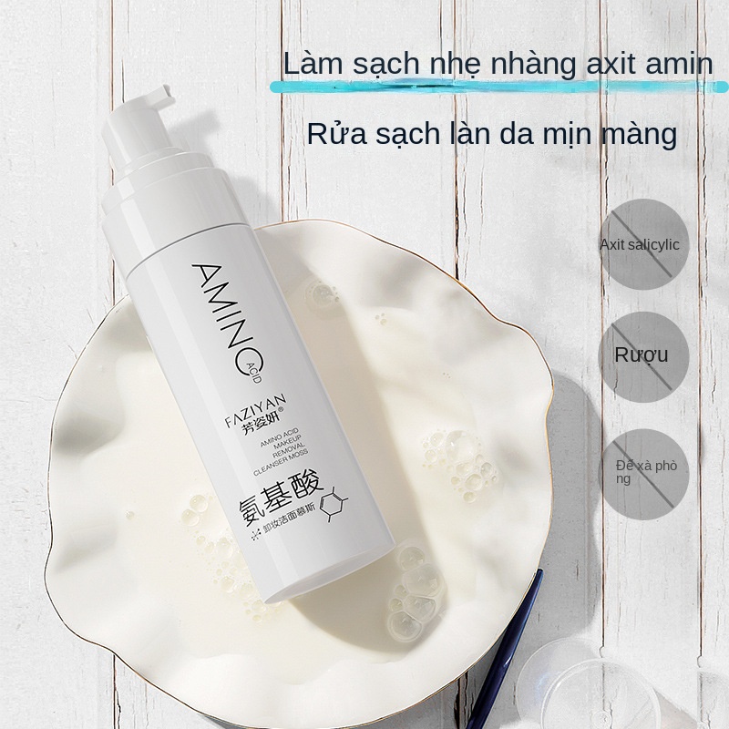 Sữa Rửa Mặt Tạo Bọt Amino Acid Làm Sạch Sâu Kiểm Soát Dầu Và Làm Trắng Da