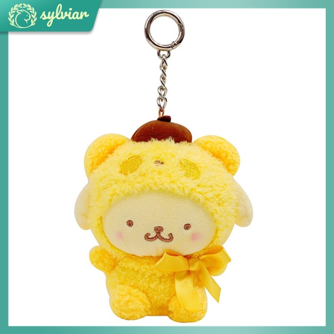 Móc Khóa Hình Búp Bê Kuromi Cinnamoroll Nhồi Bông Dễ Thương