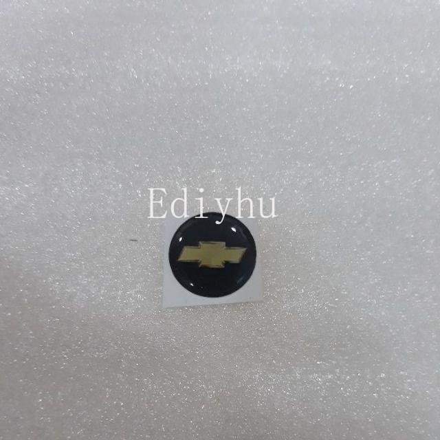 Set 10 logo 14mm Dán Trang Trí Xe Hơi chevrolet flipkey chevrolet