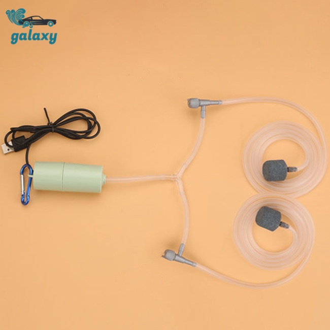 Galaxy Máy Bơm Oxy Mini Sạc Usb Cho Bể Cá