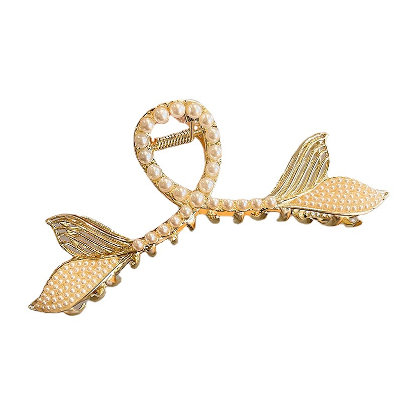 Ellen Kẹp Tóc Cỡ Lớn Màu Sáng Sang Trọng Thời Trang