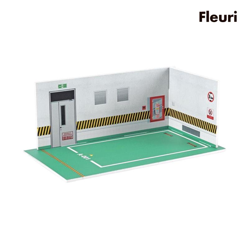 Ốp Bọc Trang Trí Phong Cảnh Bãi Đậu Xe Tỷ Lệ 1 / 24