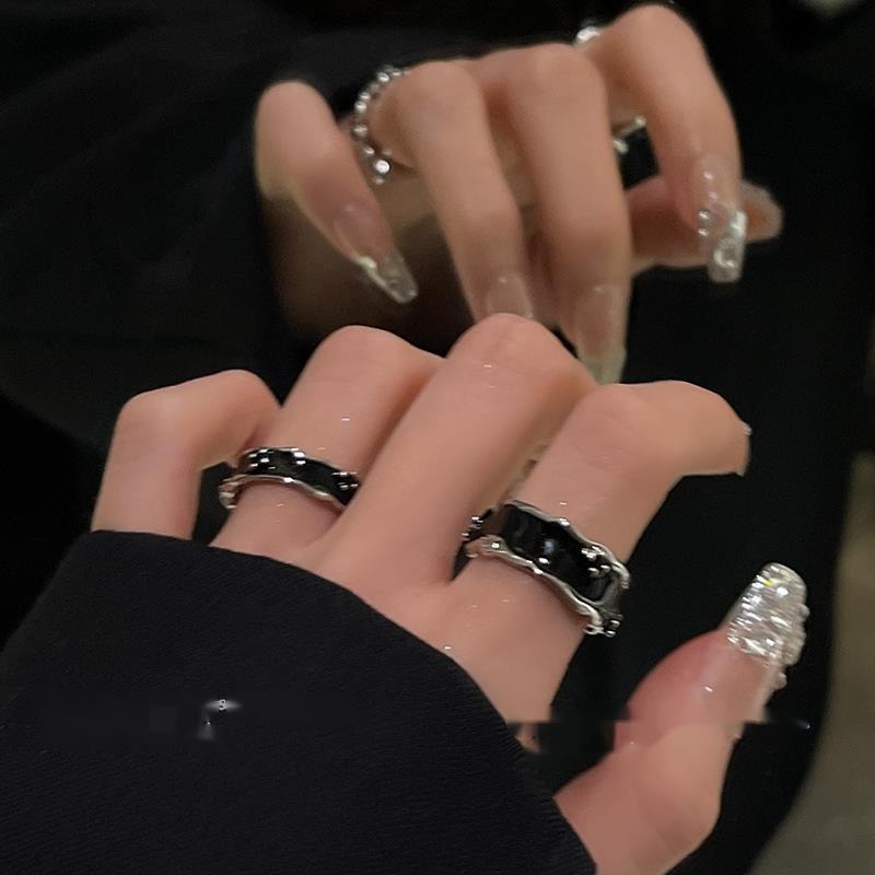 Nhẫn Thiết Kế Đơn Giản Thời Trang Đường Phố Cá Tính