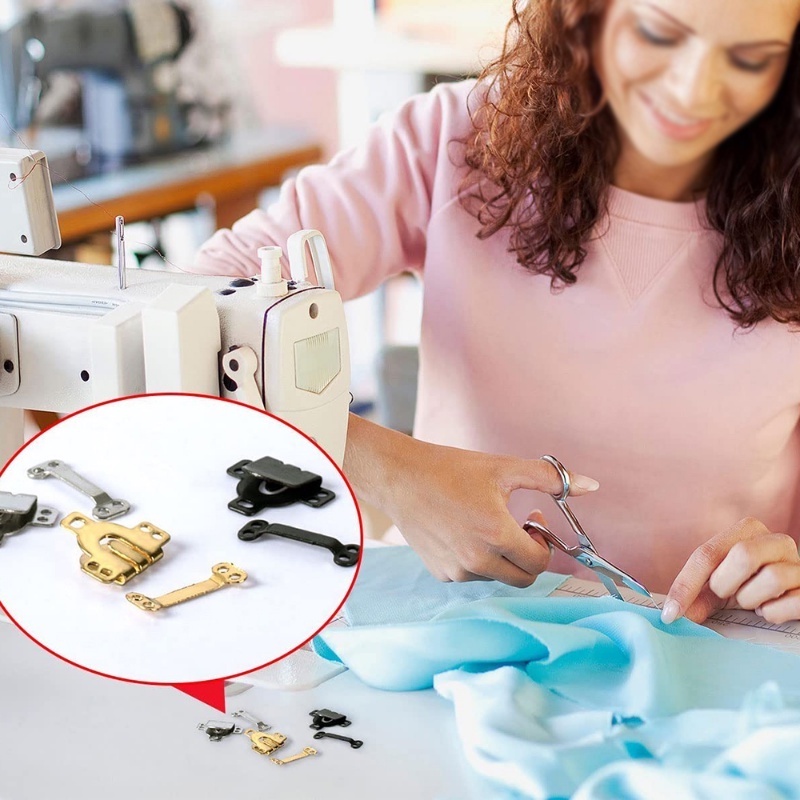 Móc Khóa Kim Loại Vô Hình Tái Sử Dụng Được Chuyên Dụng May Quần Áo DIY
