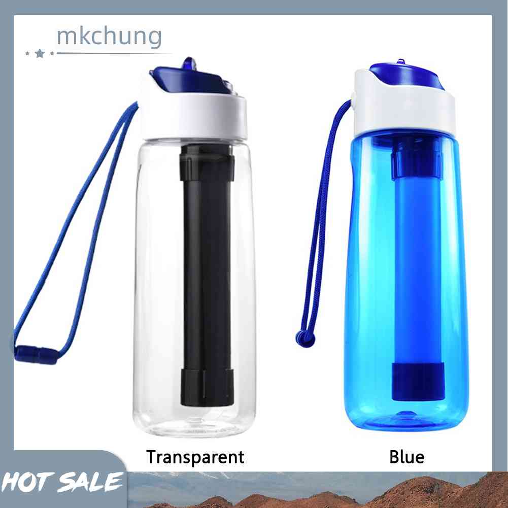 Bình Nước 750ml Kèm Cốc Lọc Tiện Dụng Cho Các Hoạt Động Ngoài Trời