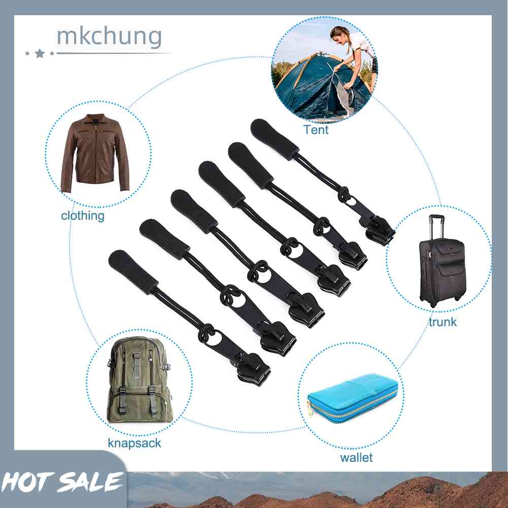 Set 6 Khóa Kéo Thay Thế Cho Túi Ngủ