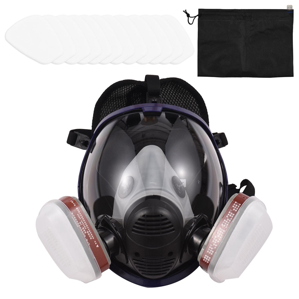Tấm Lọc Khí Carbon Hoạt Tính Bảo Vệ Toàn Diện Mặt An Toàn Thoáng Khí Chống Biến Dạng
