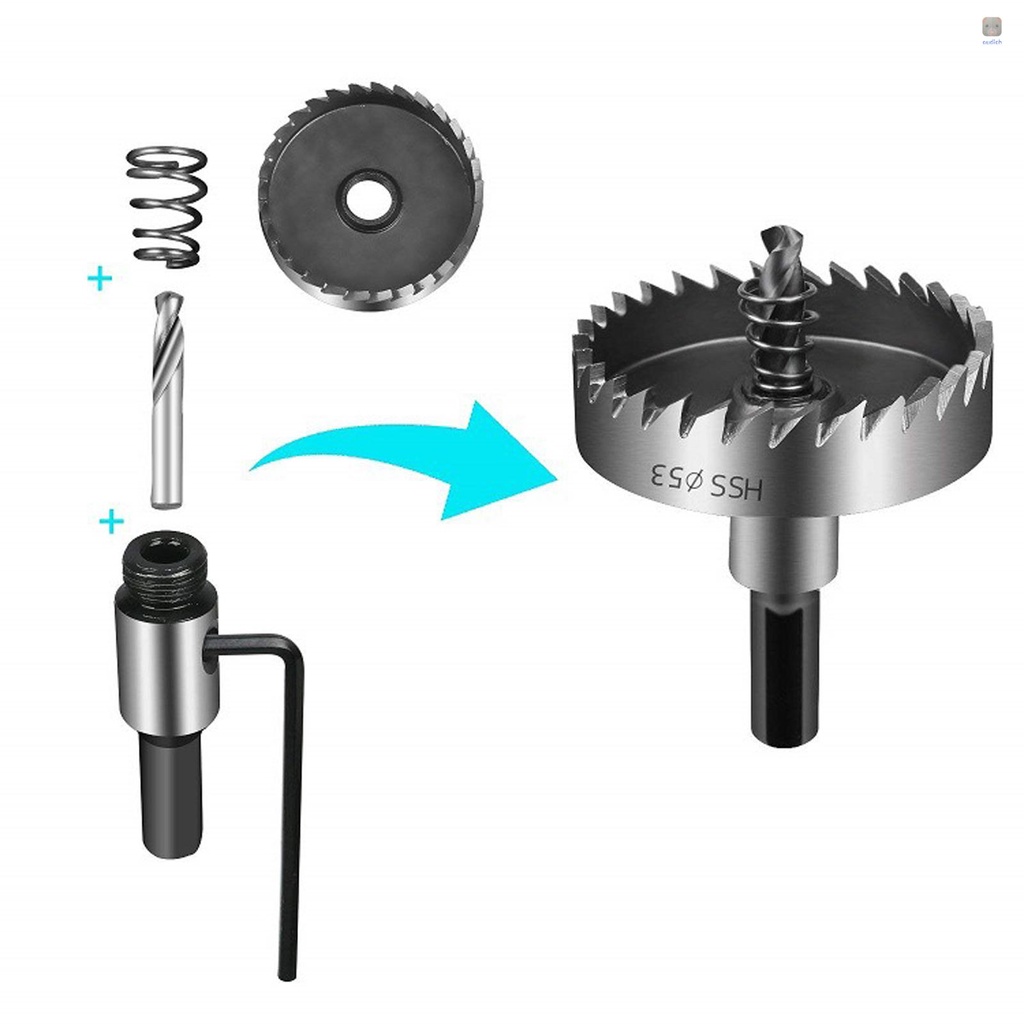 Bộ Mũi Khoan Lỗ 15 Món Bằng Sắt Chuyên Dụng