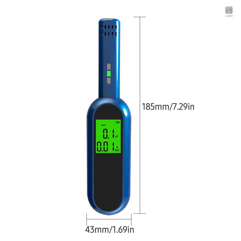 Máy Đo Nồng Độ Cồn Điện Tử Cầm Tay Màn Hình LCD Có Thể Sạc Lại