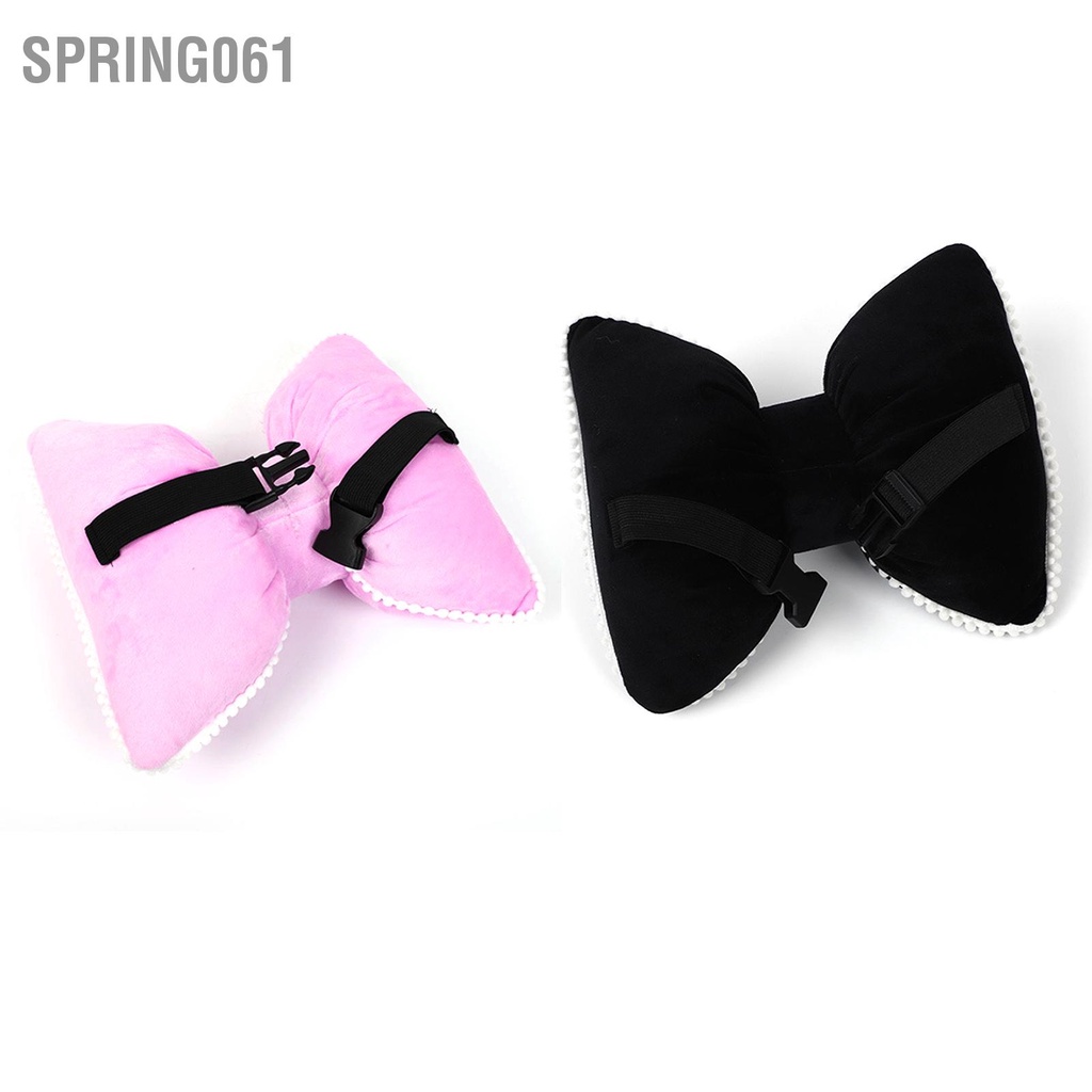 Spring061 Đệm Cổ Ghế Ô Tô Sang Trọng Bông PP Hình Bướm Dễ Thương Mềm Mại Thoải Mái Gối Hỗ Trợ Thắt Lưng Đa Năng Cho Văn Phòng Tại Nhà