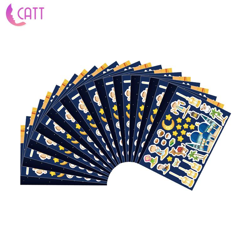 Bộ Sticker Dadada1] DIY Dán Cảnh Ramadan Vui Nhộn Cho Tiệc Trẻ Em