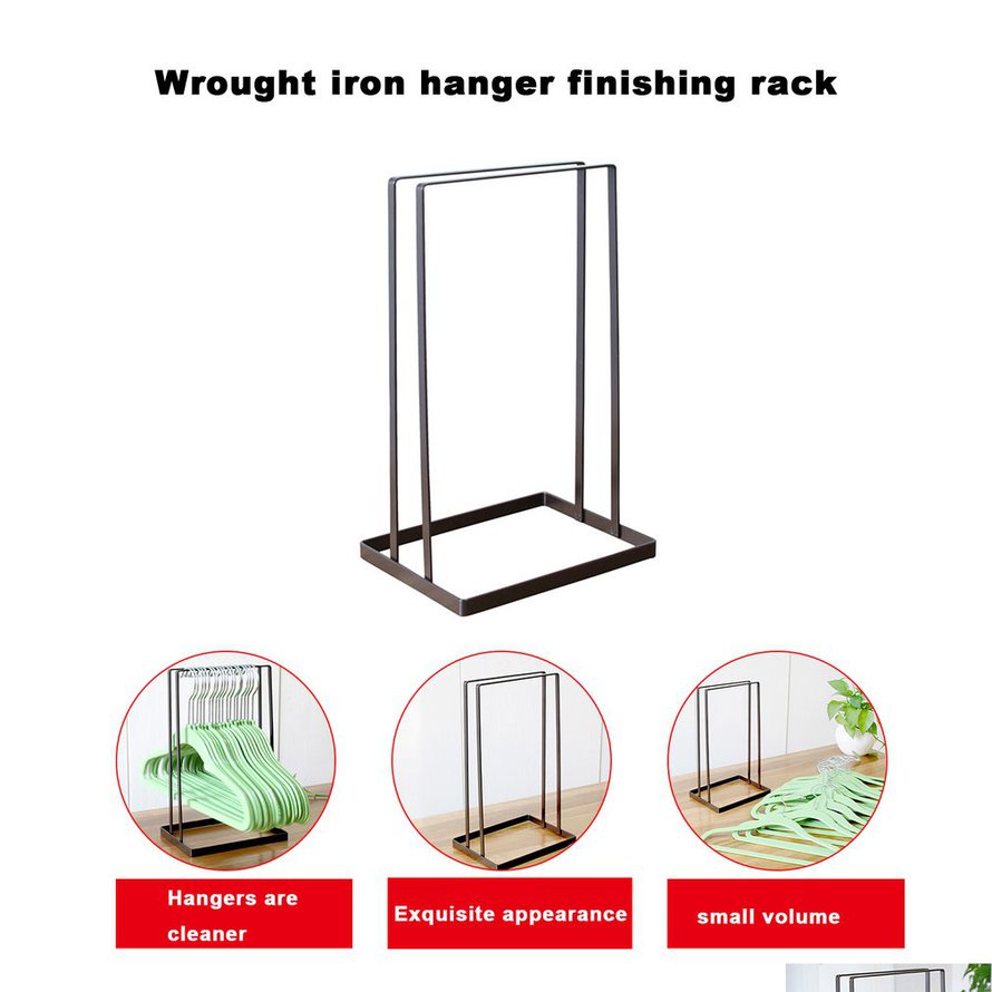 Iron Clothes Hanger Holder Hanger Companion Rack Adult Children Hanger Stand