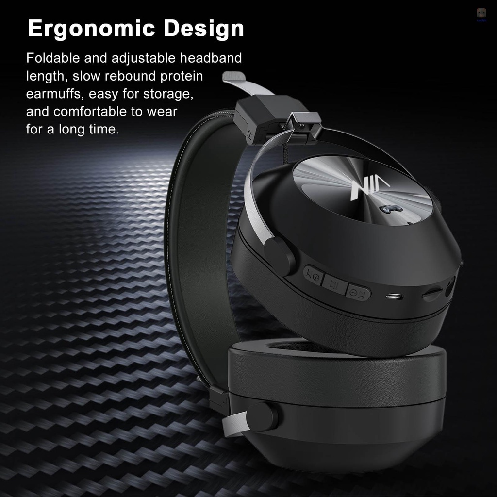 Tai Nghe Chụp Tai Bluetooth Không Dây NIA X9 Giắc Cắm 3.5mm Có Micro Hỗ Trợ Thẻ Nhớ TF