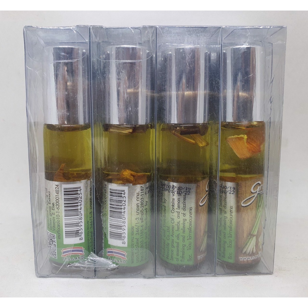 Dầu lăn grace oil lemon grass tinh chất sả hàng nội địa chính hãng thái lan 8 ml
