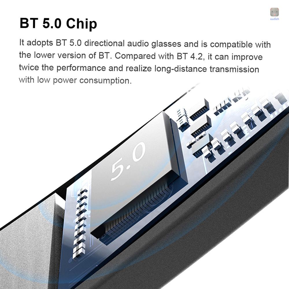 Kính Mát Tích Hợp Tai Nghe Bluetooth 5.0 Không Dây a2 Thông Minh Tích Hợp Loa