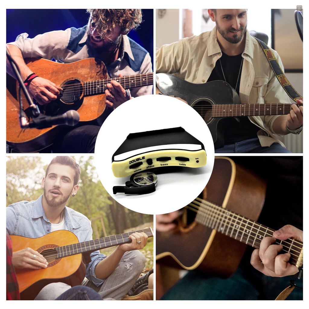 Bộ Pickup Đôi B1G Âm Thanh &amp; Điều Chỉnh Âm Lượng Cho Đàn Guitar
