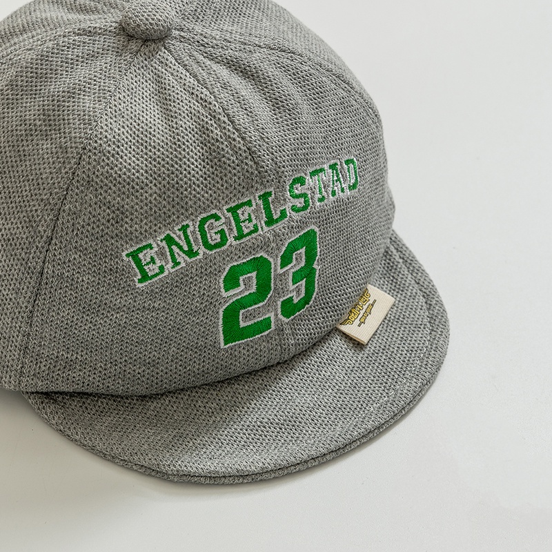 Mũ Lưỡi Trai Mềm Mại In Chữ Cái Phong Cách Hip Hop Cho Bé