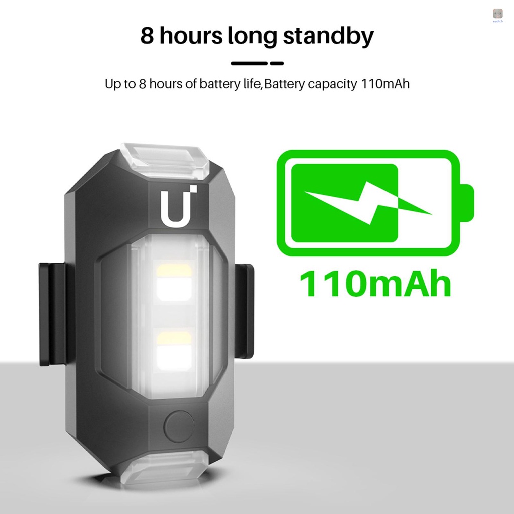 Đèn Nhấp Nháy 3 Màu Nhấp Nháy Nhanh Chống Va Chạm Tích Hợp Pin 110mAh Thay Thế Cho Drone DJI Mavic AIR 2