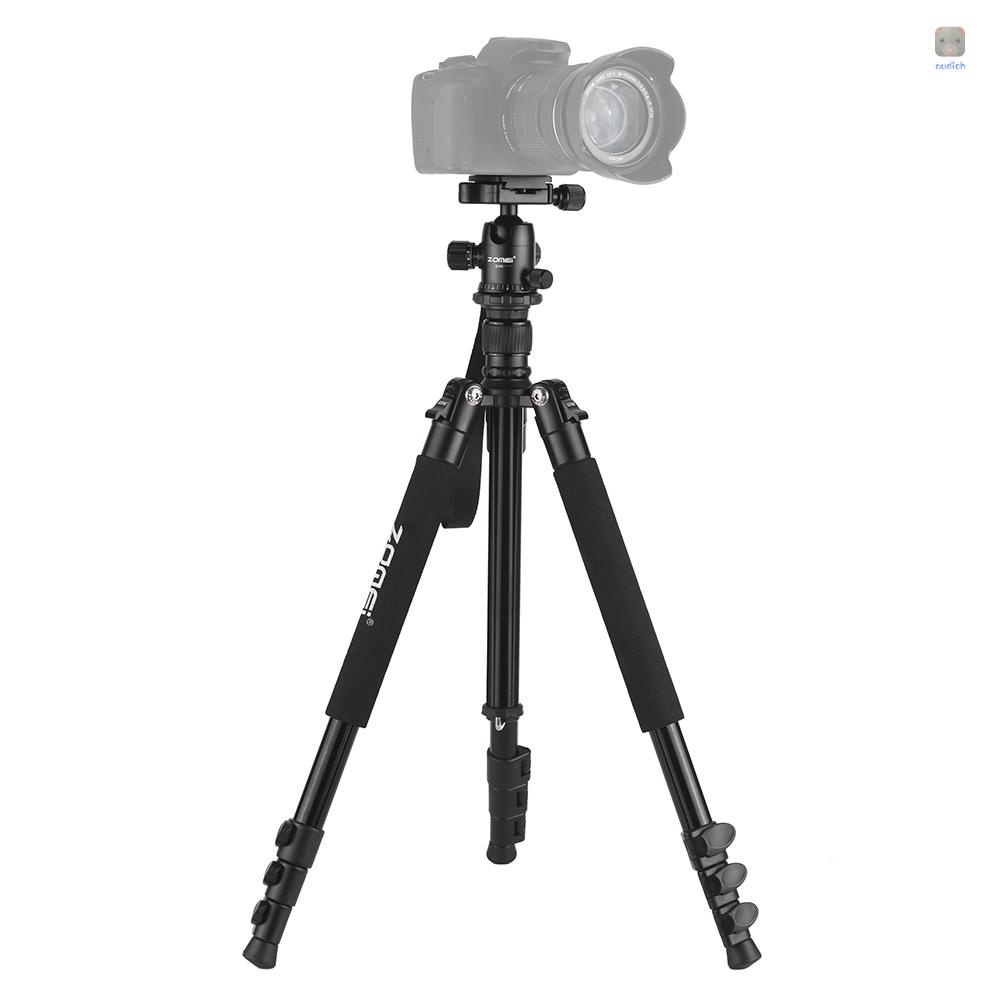 Giá Đỡ Ba Chân Bằng Hợp Kim Nhôm Nhẹ ZOMEI Q555 63inch Kèm Đầu Bi Tháo Gỡ Nhanh Cho Máy Ảnh DSLR