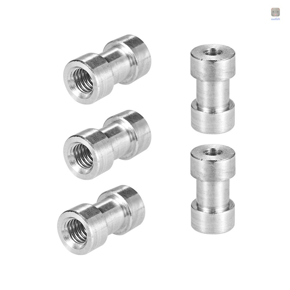 Set 5 Ốc Vít Nối 1 / 4 &quot;- 20 Và 3 / 8&quot; - 16 Female Cho Giá Đỡ Đèn Flash Máy Ảnh