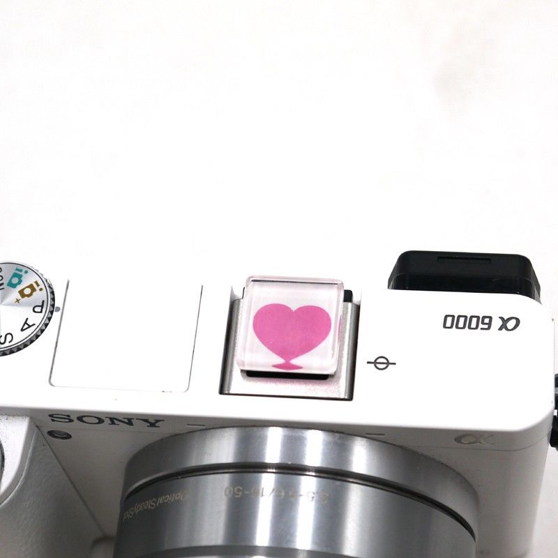 Vỏ Bọc Bảo Vệ Đèn Flash Máy Ảnh Kỹ Thuật Số Hình Trái Tim Đáng Yêu