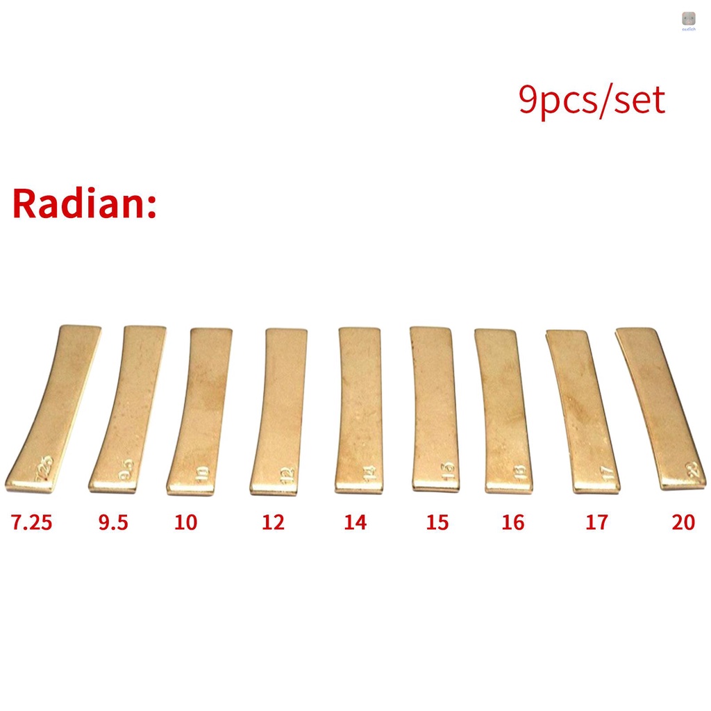 Bộ 9 Miếng Chèn Dây Đàn Guitar 7.25 / 9.5 / 10 / 12 / 14 / 15 / 16 / 17 / 20